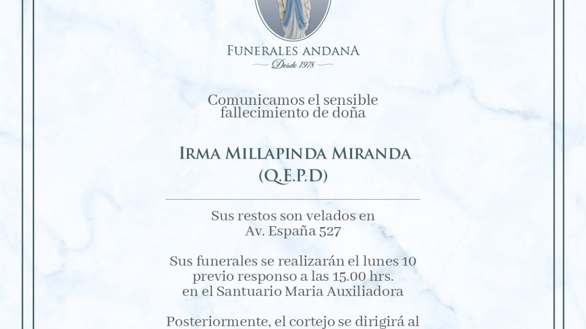 Irma Millapinda Miranda