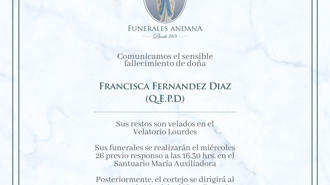 Francisca Fernandez Diaz