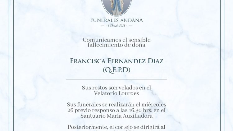 Francisca Fernandez Diaz