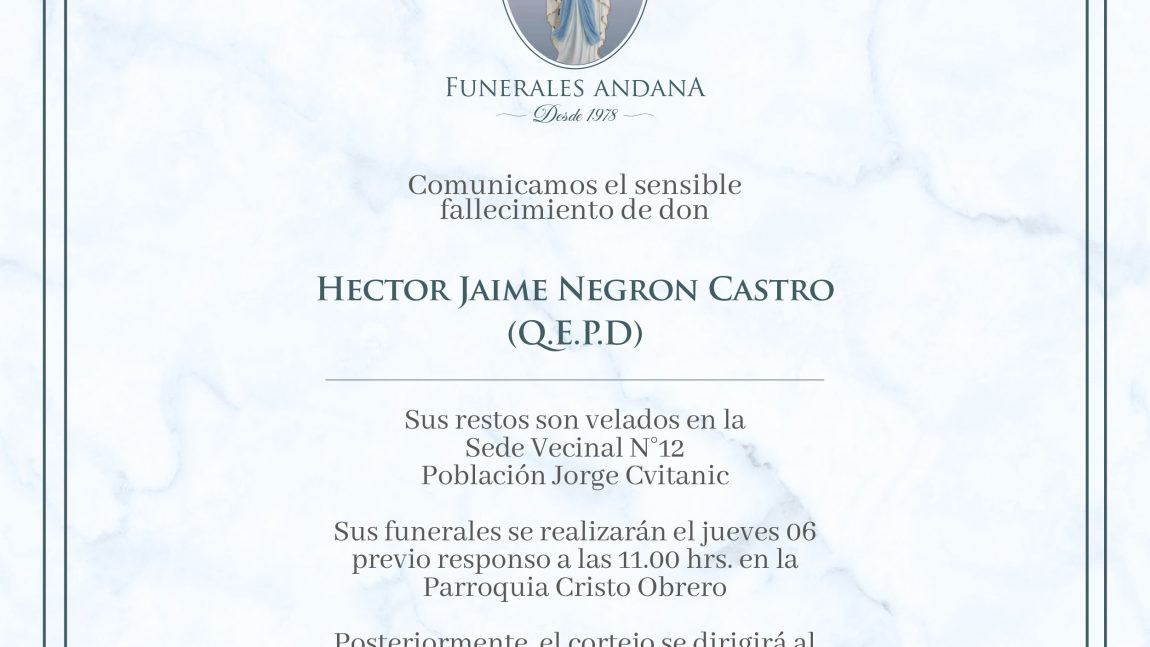 Hector Jaime Negron Castro