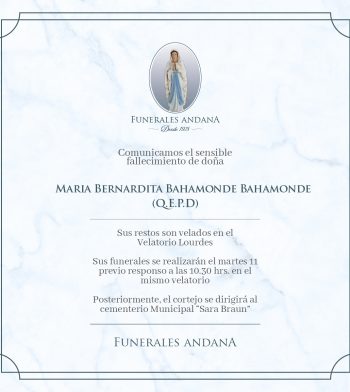 Maria Bernardita Bahamonde Bahamonde