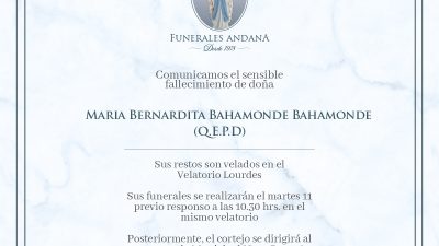 Maria Bernardita Bahamonde Bahamonde