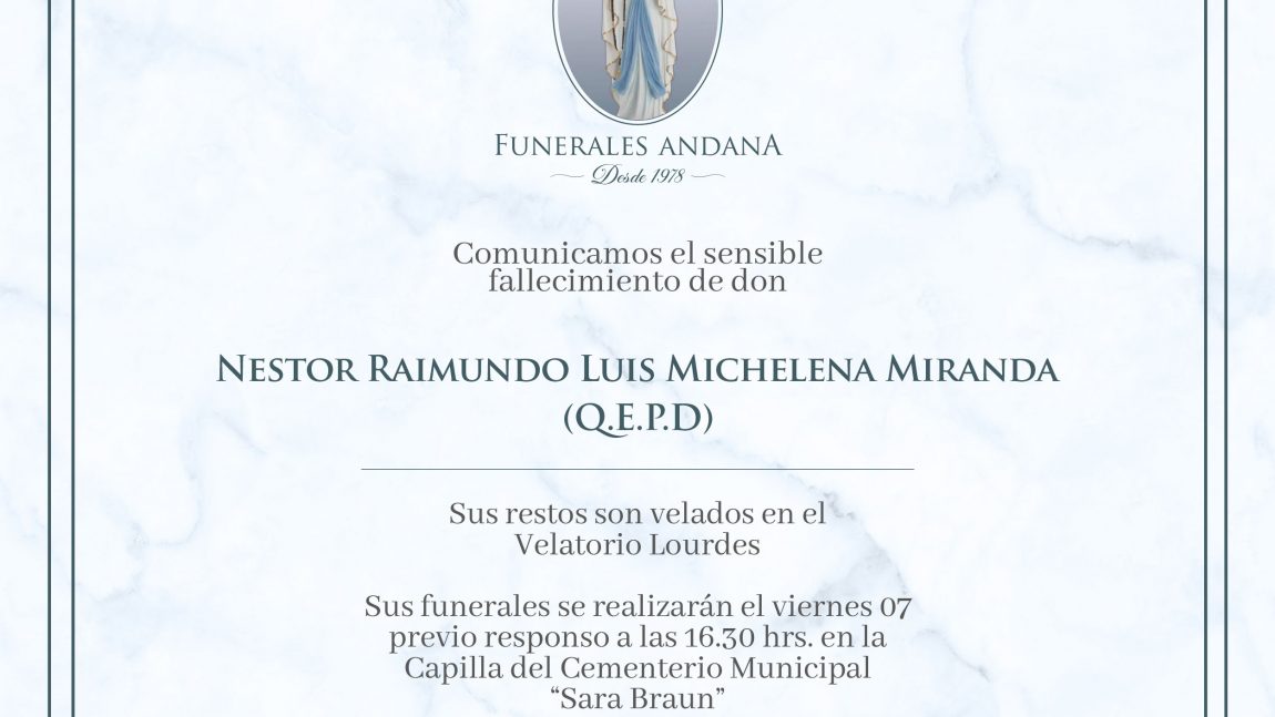 Nestor Raimundo Luis Michelena Miranda