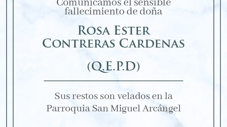 Rosa Ester Contreras Cardenas