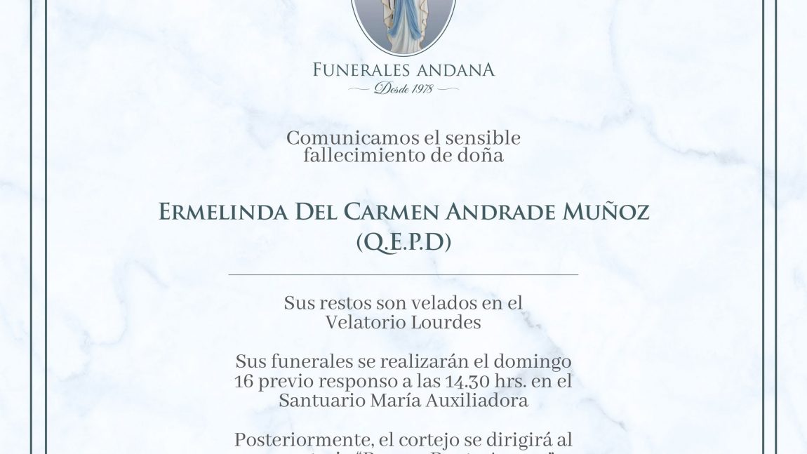 Ermelinda del Carmen Andrade Muñoz
