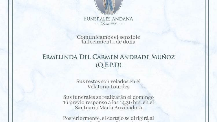 Ermelinda del Carmen Andrade Muñoz