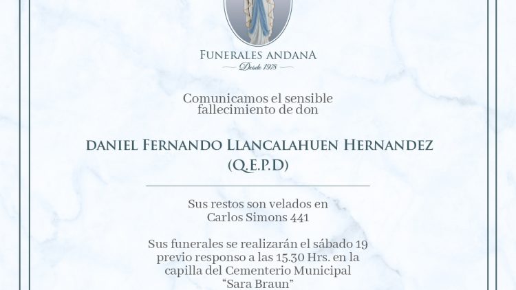 Daniel Fernando Llancalahuen Hernandez