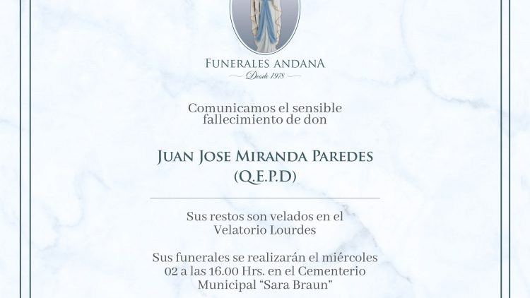 Juan Jose Miranda Paredes