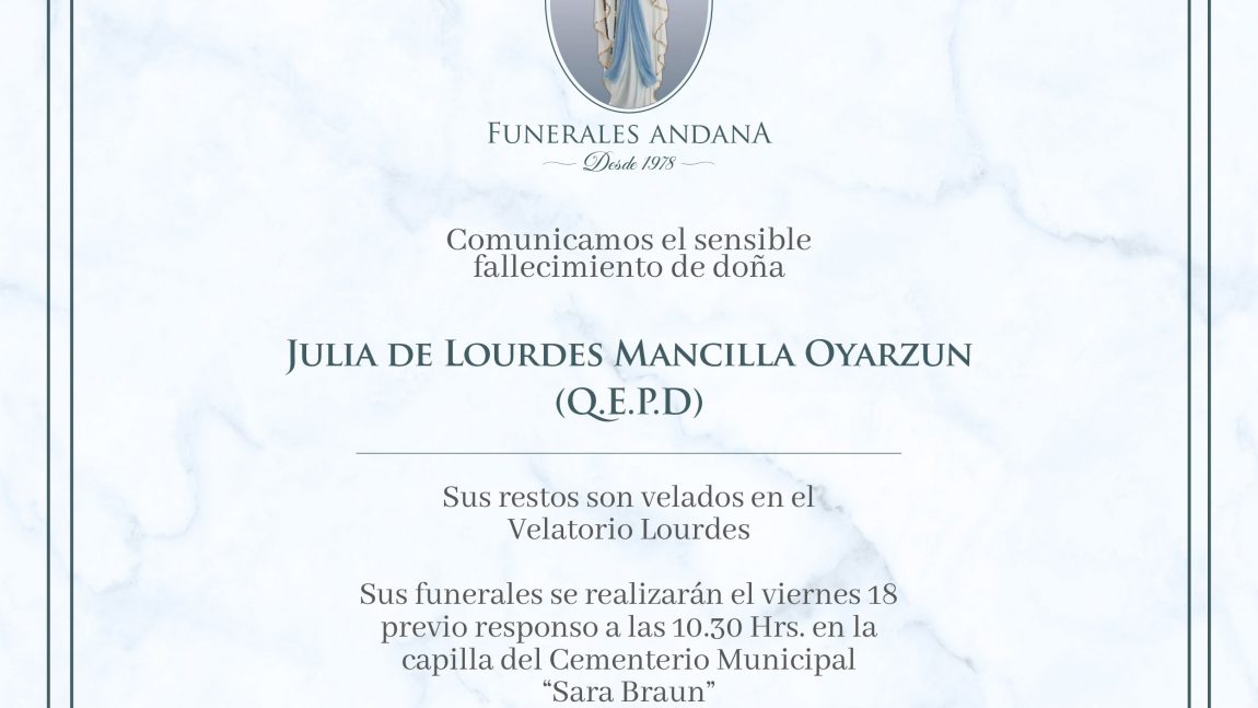 Julia de Lourdes Mancilla Oyarzun
