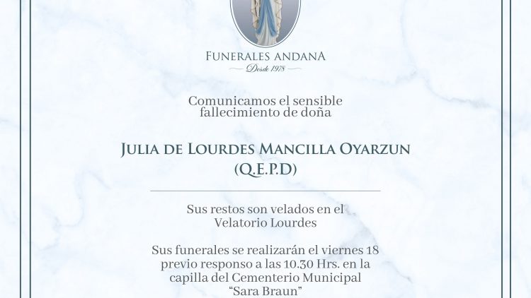 Julia de Lourdes Mancilla Oyarzun