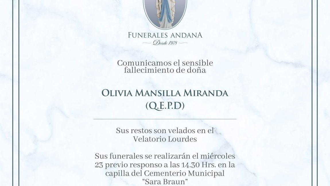 Olivia Mansilla Miranda