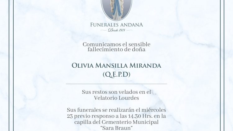Olivia Mansilla Miranda