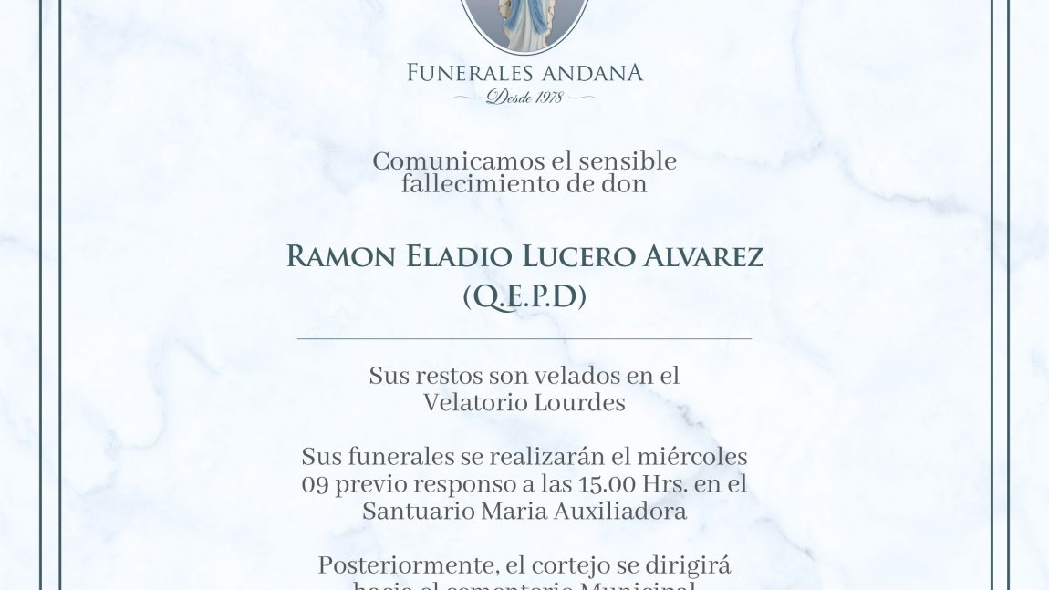 Ramon Eladio Lucero Alvarez