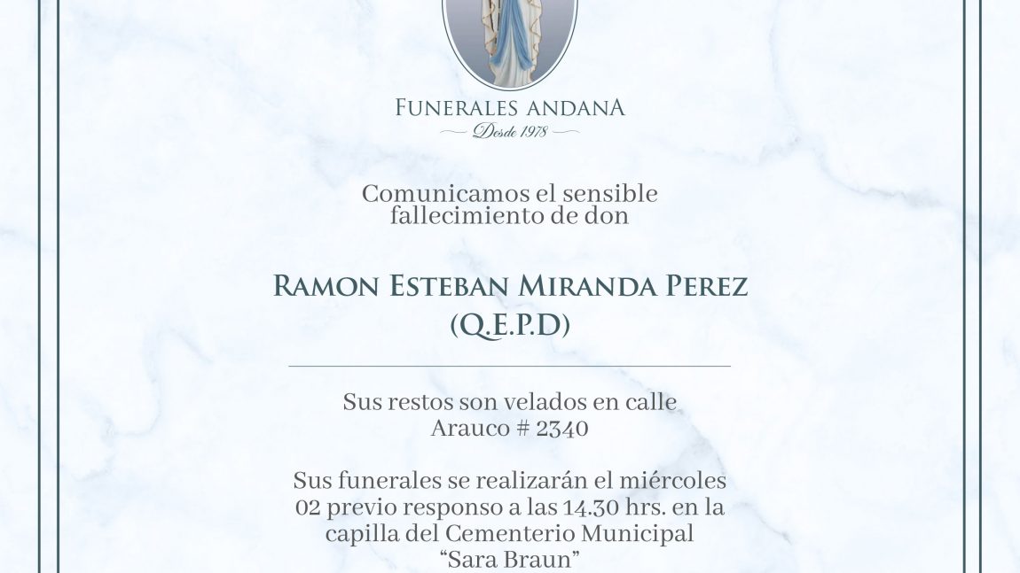 Ramon Esteban Miranda Perez