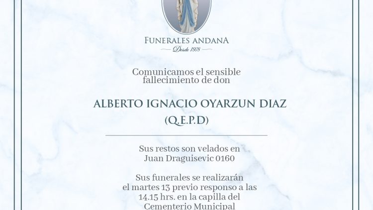 Alberto Ignacio Oyarzun Diaz
