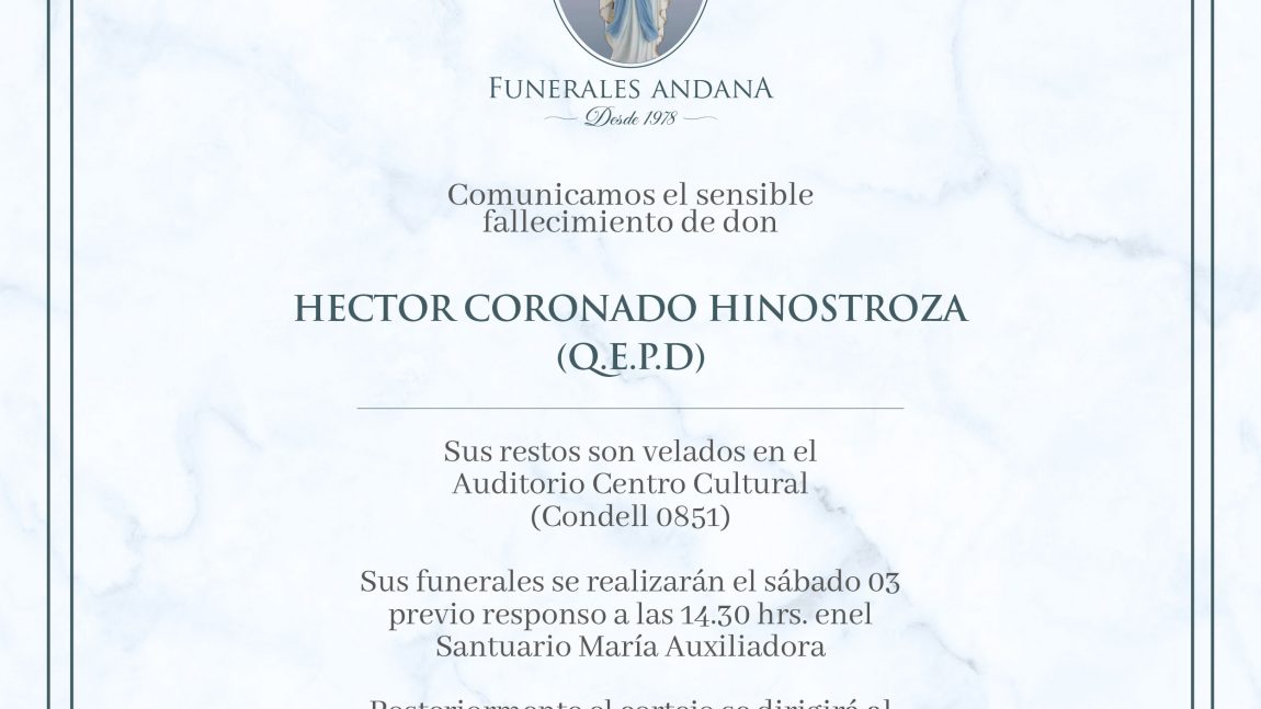 Hector Coronado Hinostroza