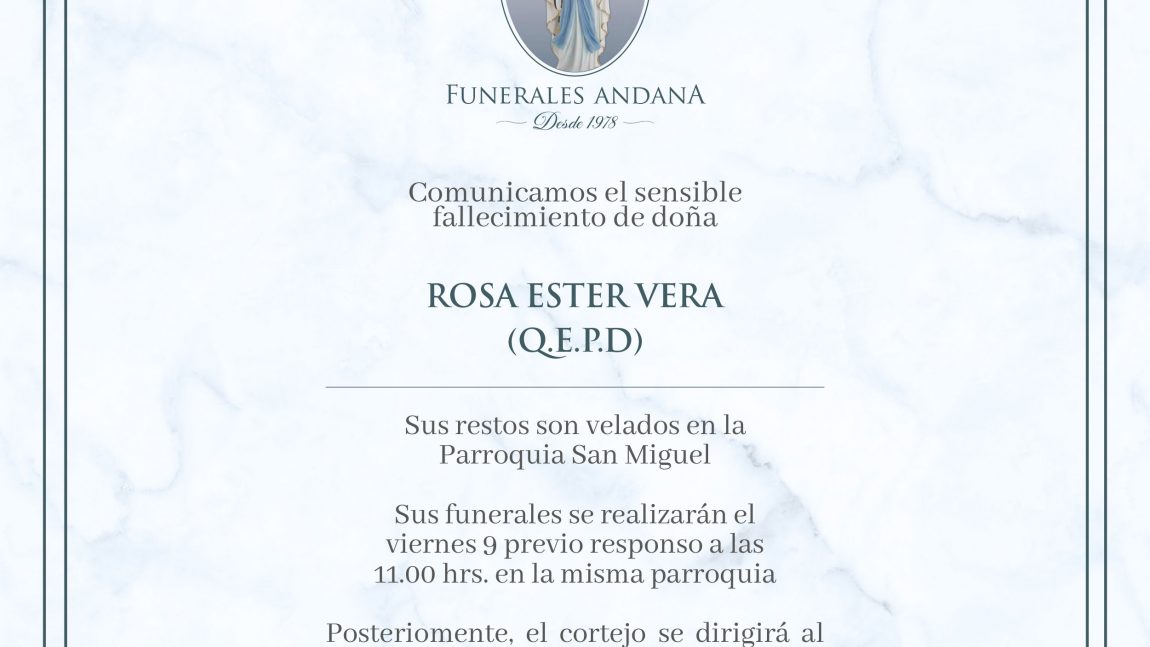 Rosa Ester Vera