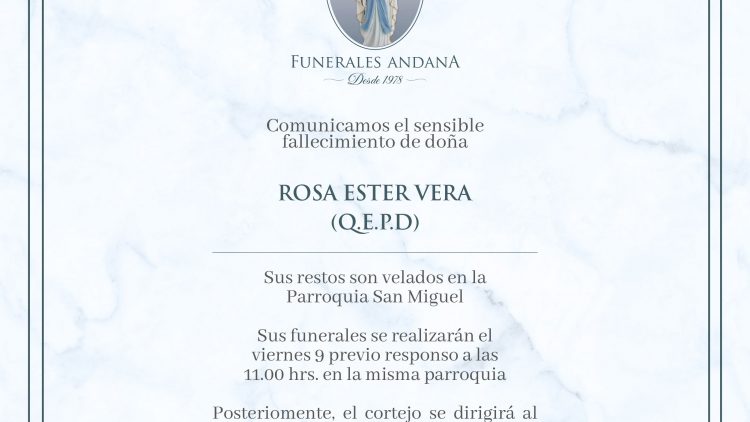 Rosa Ester Vera