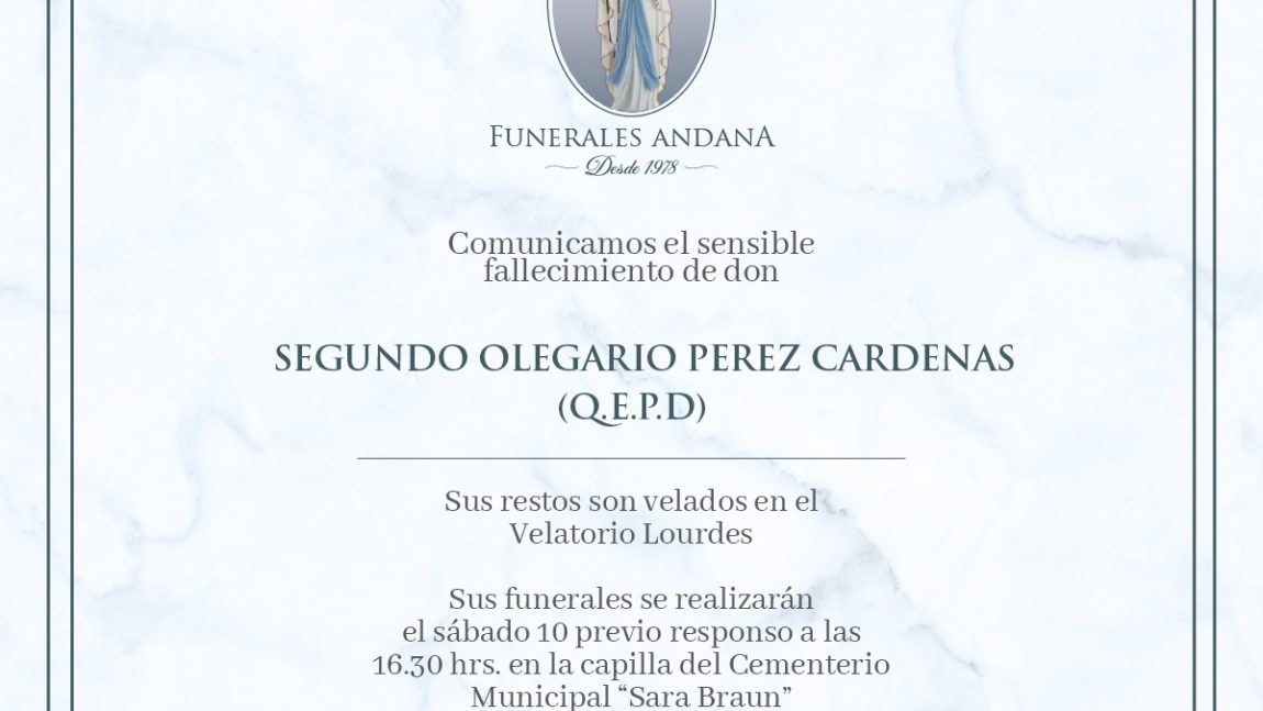 Segundo Olegario Perez Cardenas