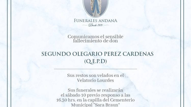 Segundo Olegario Perez Cardenas