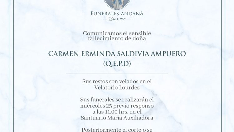 Carmen Erminda Saldivia Ampuero