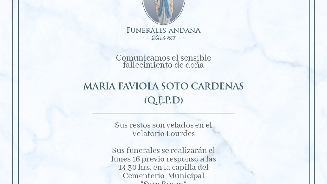 Maria Faviola Soto Cardenas