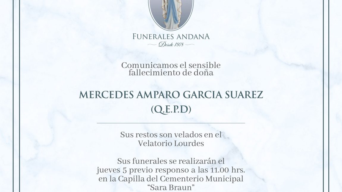Mercedes Amparo García Suarez