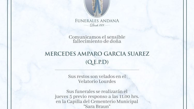 Mercedes Amparo García Suarez