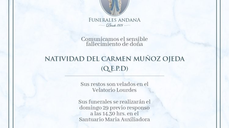 Natividad del Carmen Muñoz Ojeda