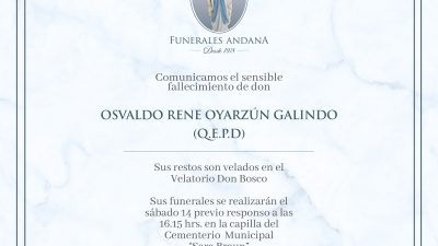 Osvaldo Rene Oyarzún Galindo