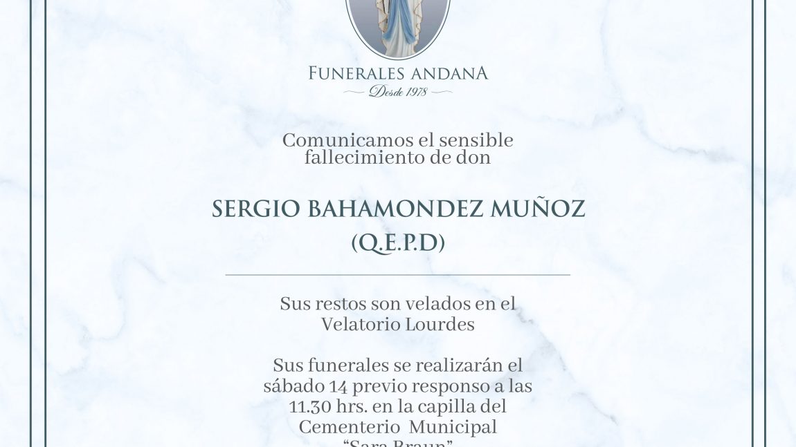 Sergio Bahamondez Muñoz