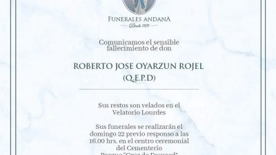 Roberto Jose Oyarzun Rojel
