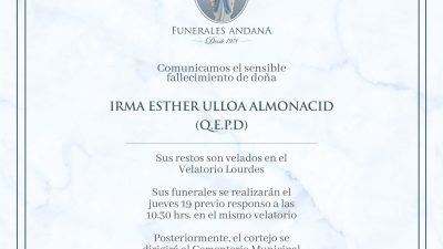 Irma Esther Ulloa Almonacid