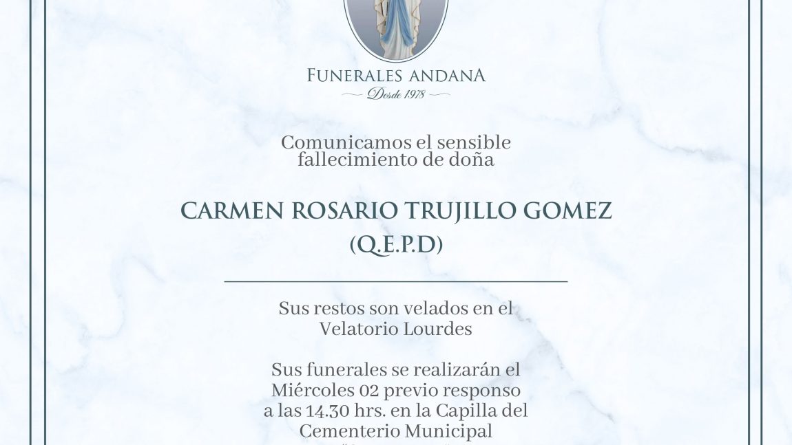 Carmen Rosario Trujillo Gomez