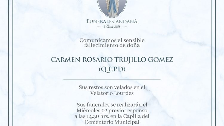 Carmen Rosario Trujillo Gomez