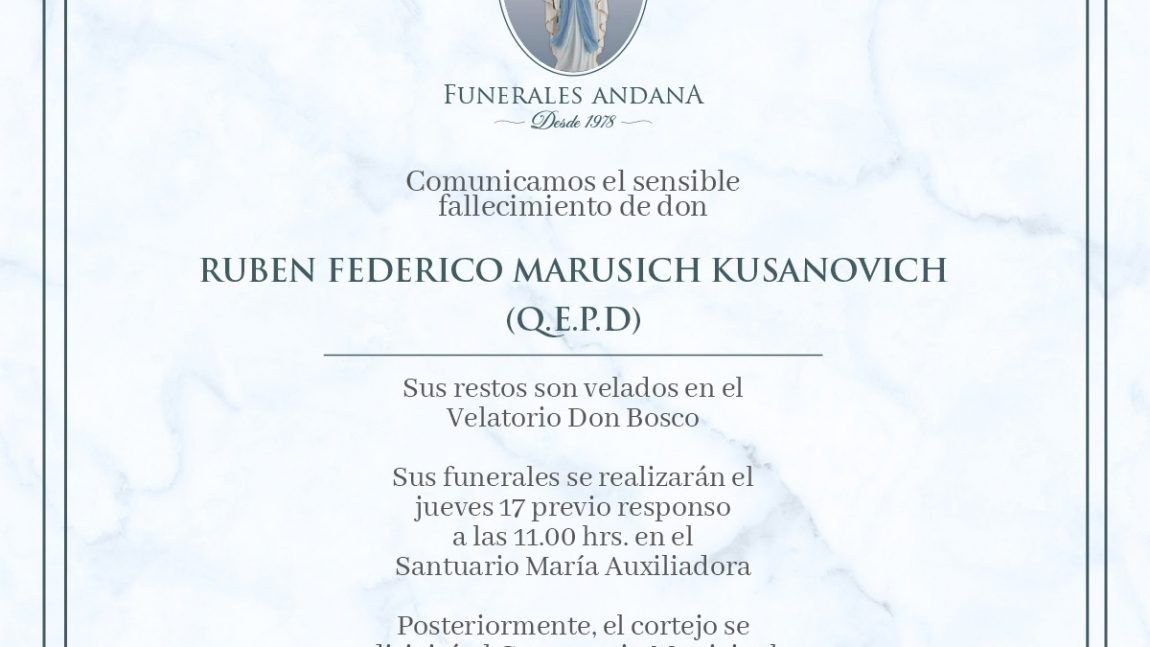 Ruben Federico Marusich Kusanovich
