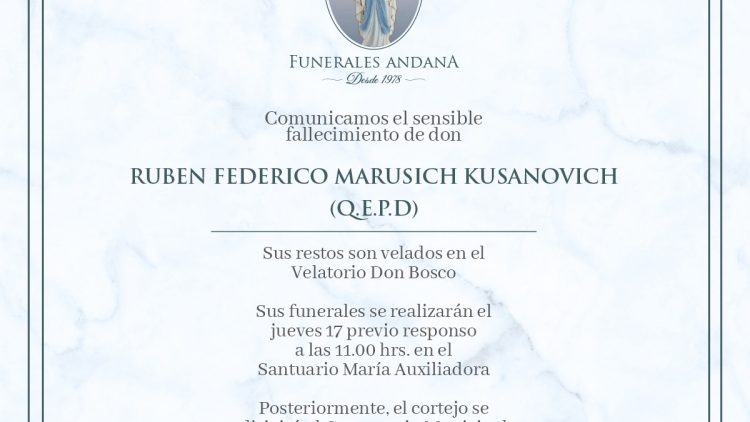 Ruben Federico Marusich Kusanovich
