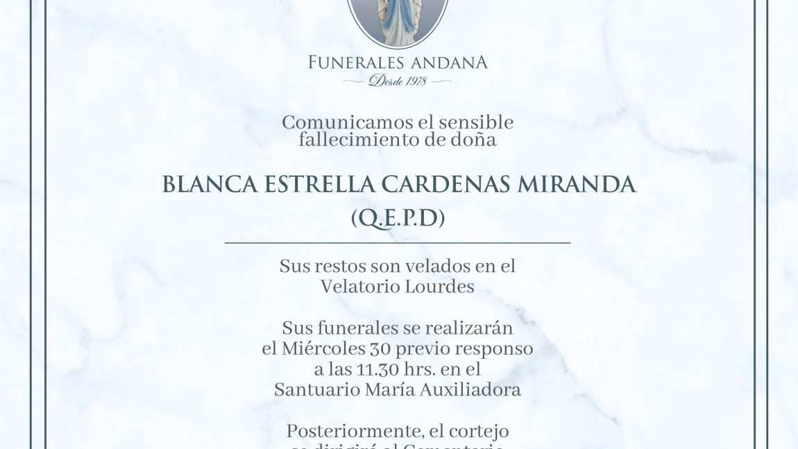 Blanca Estrella Cardenas Miranda