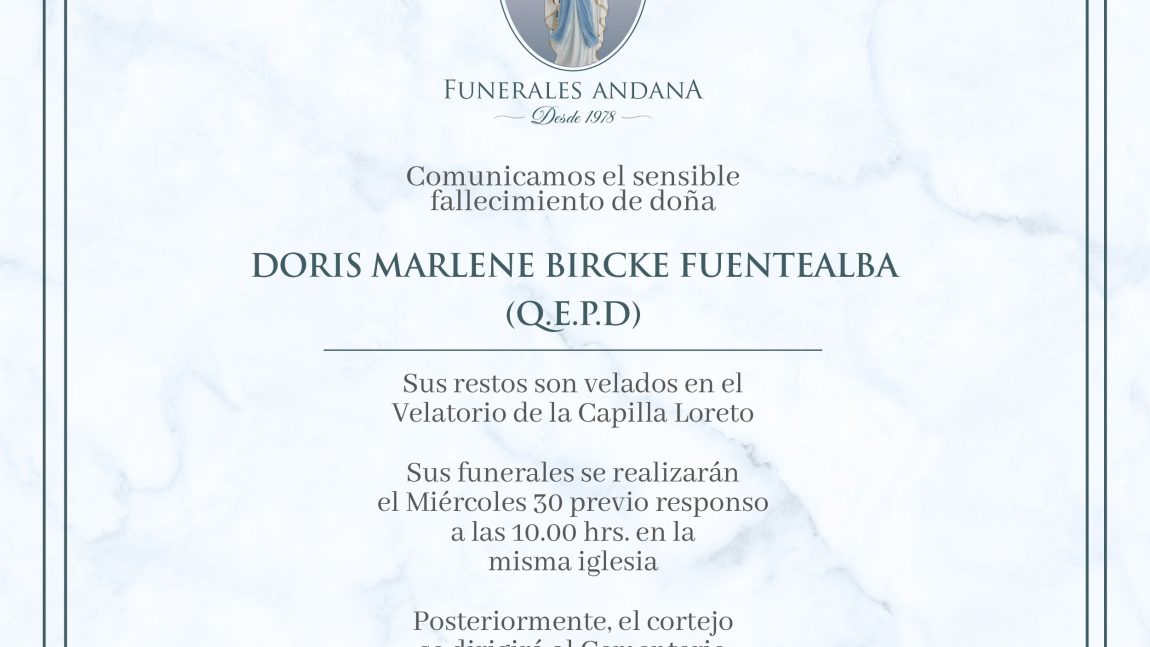 Doris Marlene Bircke Fuentealba