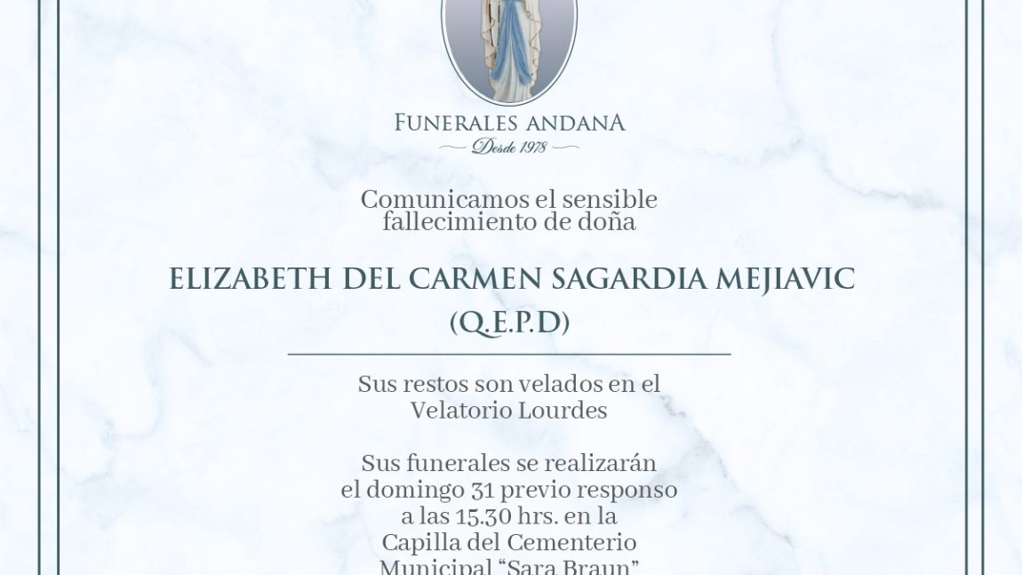 Elizabeth del Carmen Sagardia Mejiavic