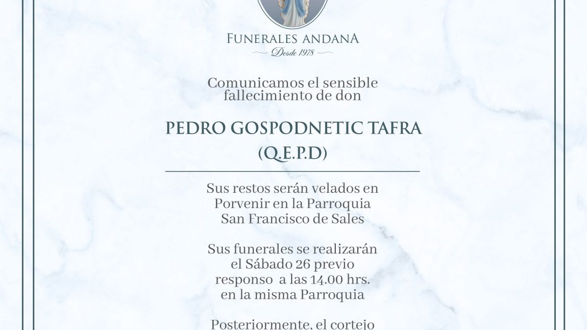 Pedro Gospodnetic Tafra