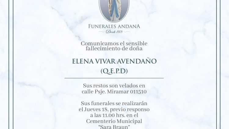 Elena Vivar Avendaño