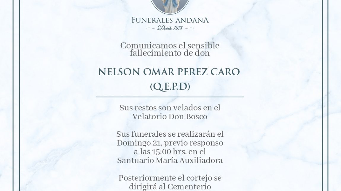 Nelson Omar Perez Caro