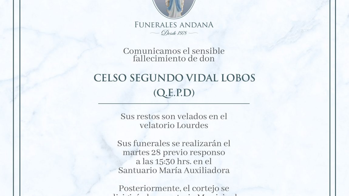 Celso Segundo Vidal Lobos