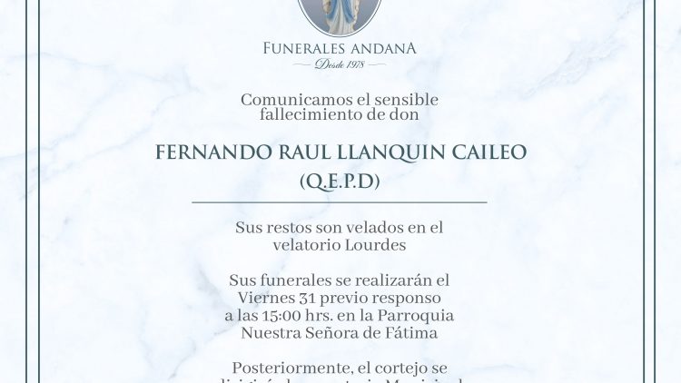 Fernando Raul Llanquin Caileo