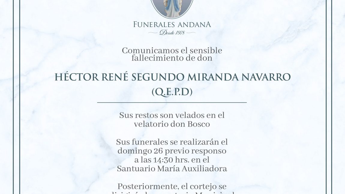 Héctor René Segundo Miranda Navarro