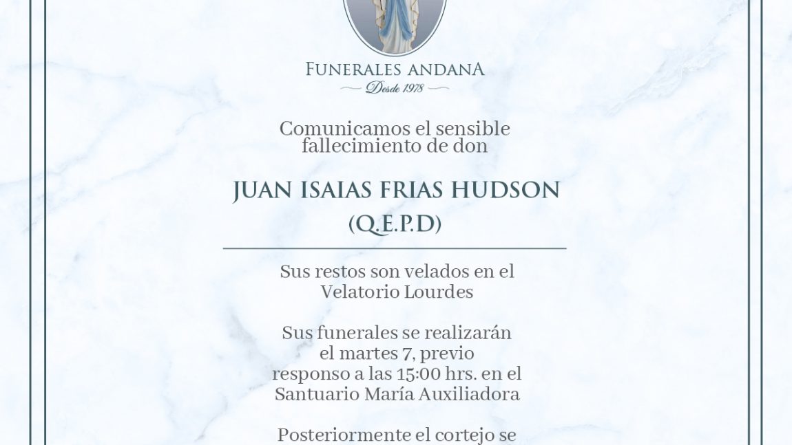 Juan Isaias Frias Hudson