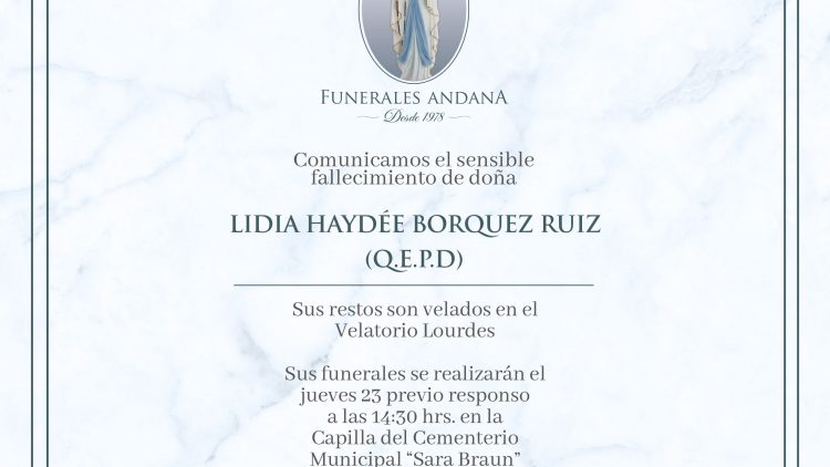 Lidia Haydée Borquez Ruiz