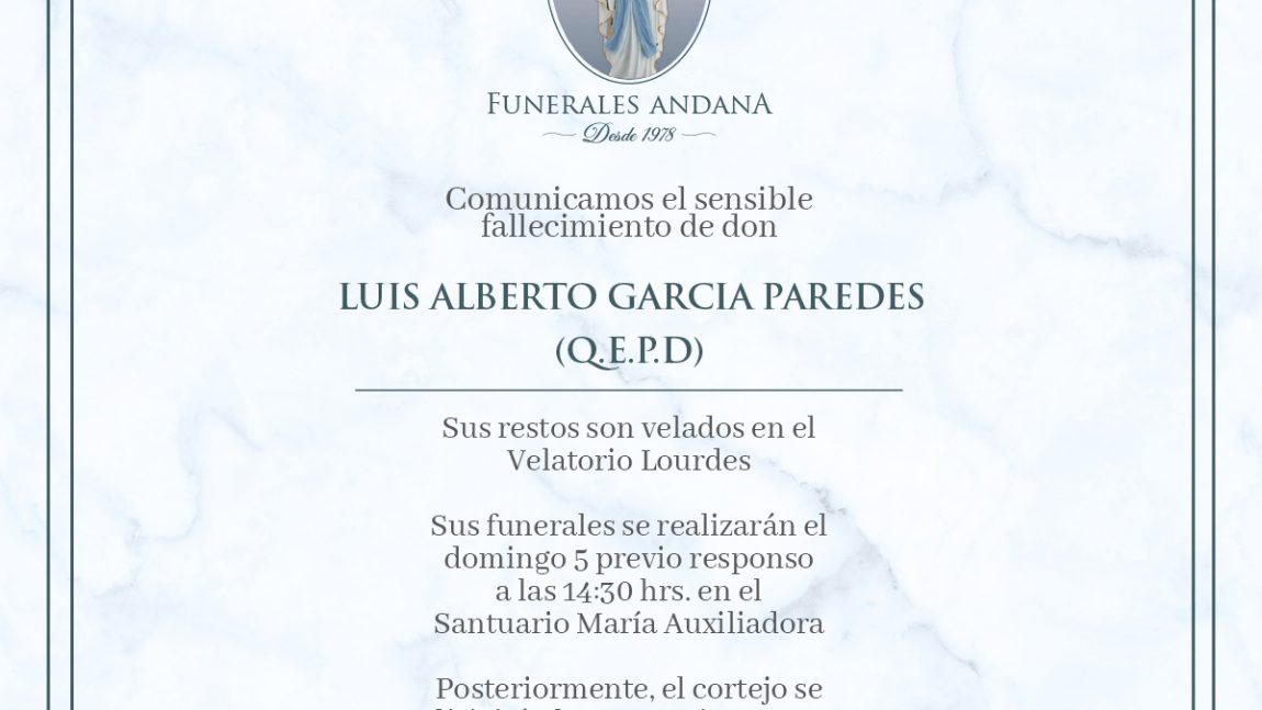 Luis Alberto Garcia Paredes