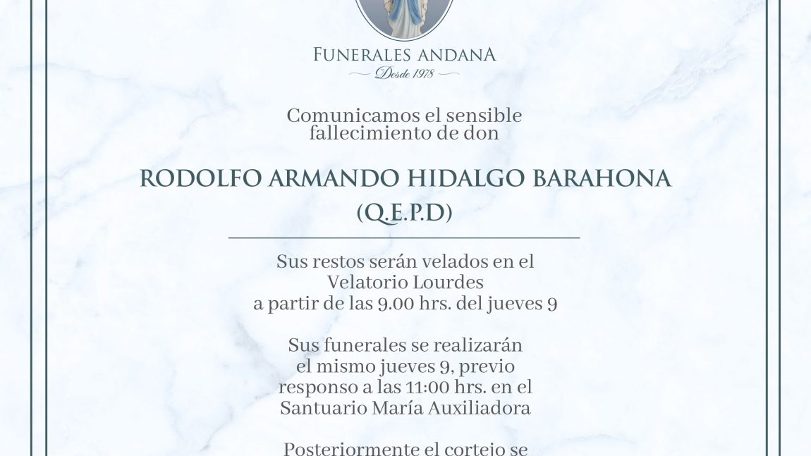 Rodolfo Armando Hidalgo Barahona